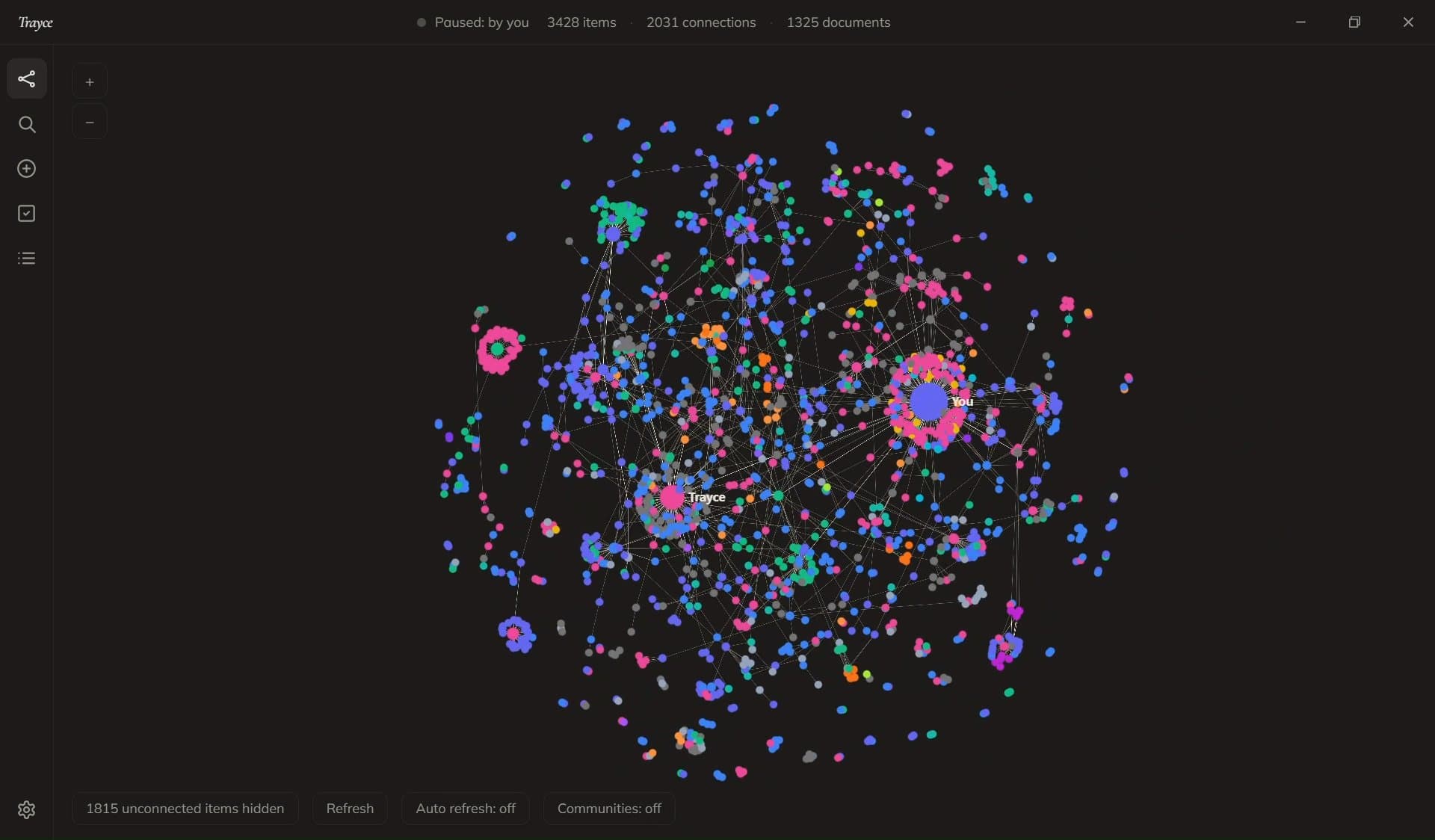 Trayce knowledge graph